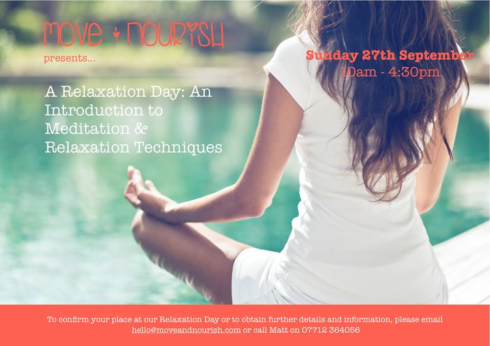 Relaxation Weekend 26th & 27th September 2015